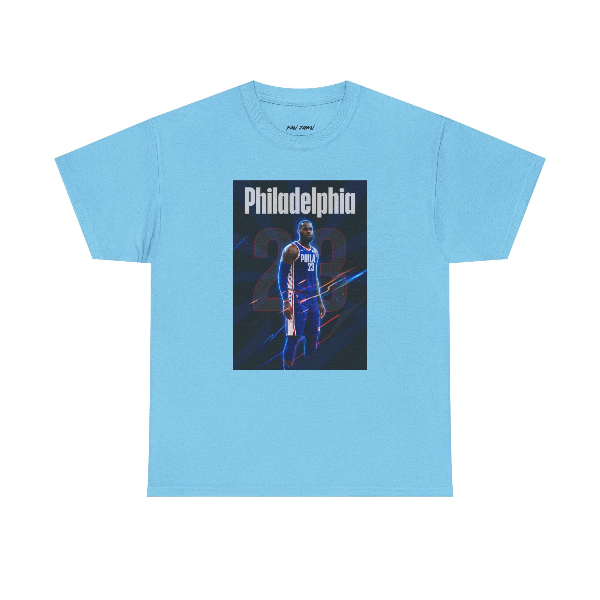 Lebron James 76ER’s Graphic Shirt - Philadelphia Basketball Tee