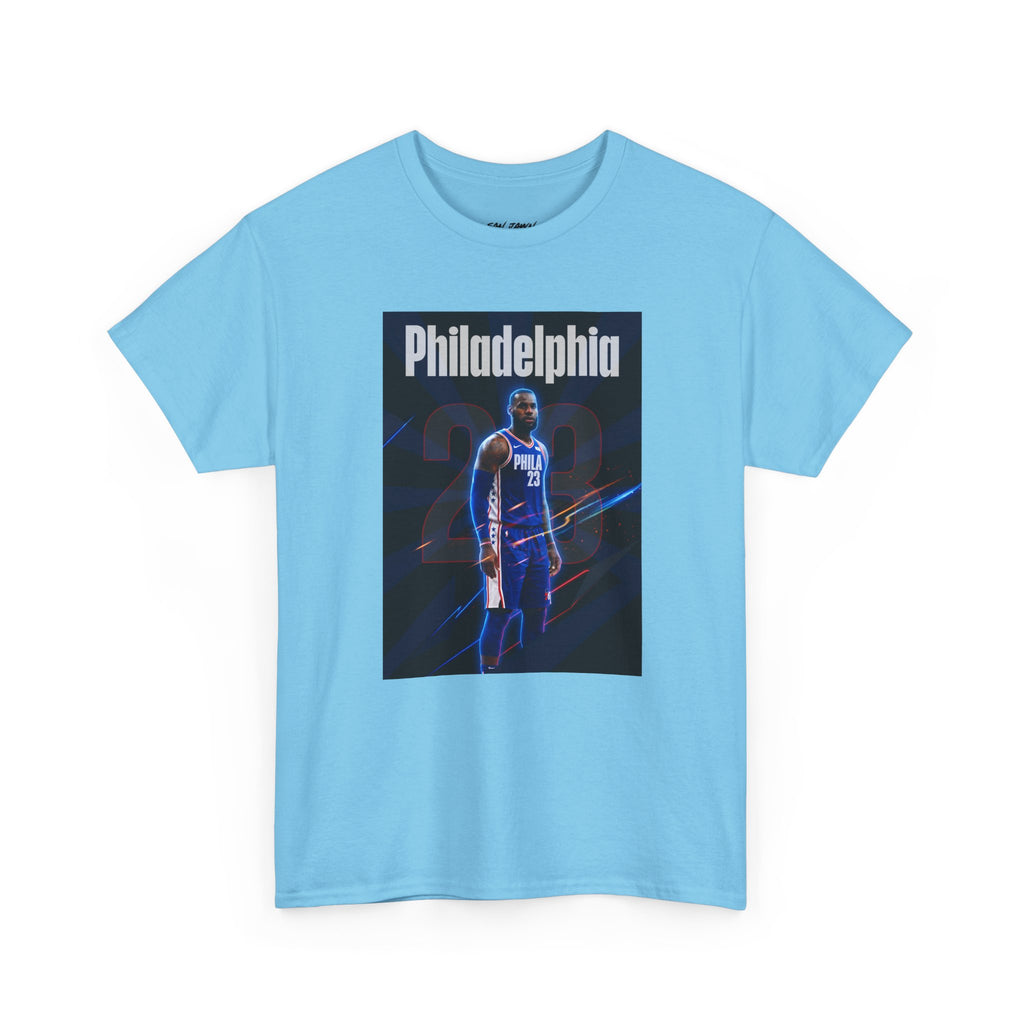 Lebron James 76ER’s Graphic Shirt - Philadelphia Basketball Tee