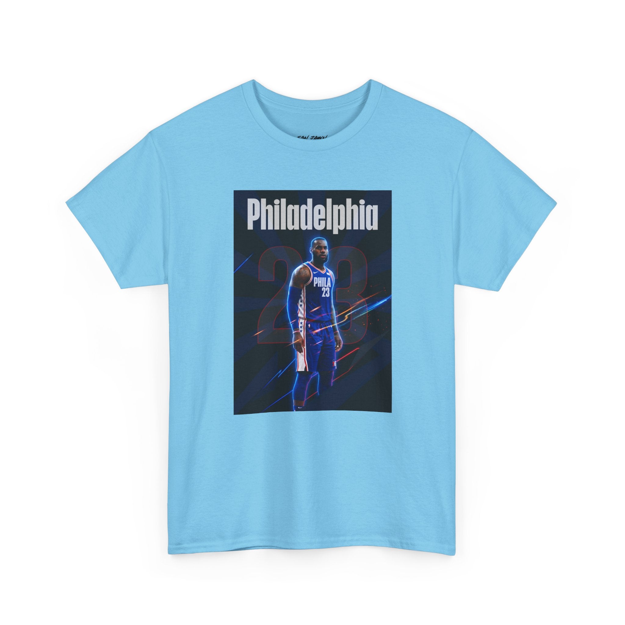 Lebron James 76ER’s Graphic Shirt - Philadelphia Basketball Tee
