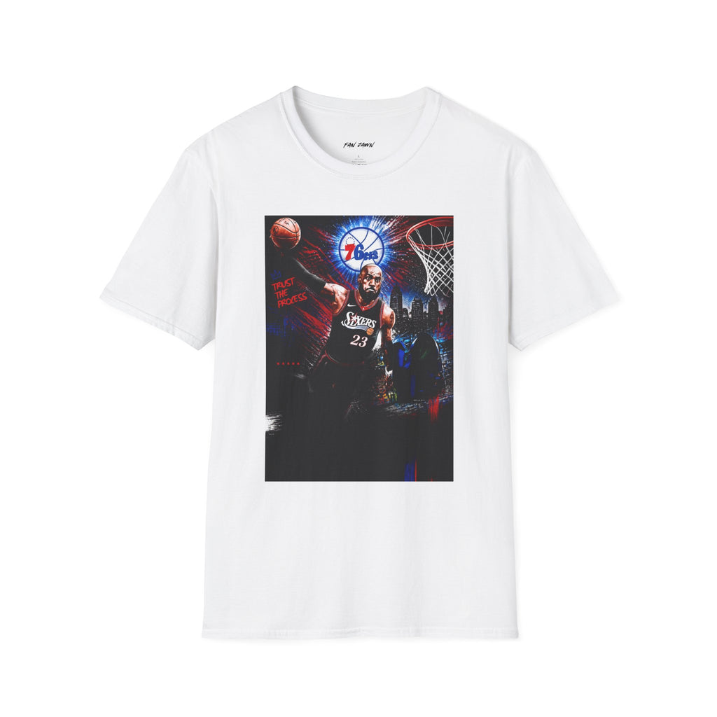 KING JAMES — 'Trust The Process' 76ers Graphic Tee
