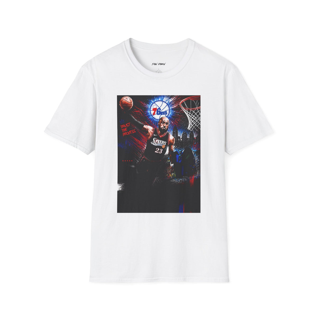 KING JAMES — 'Trust The Process' 76ers Graphic Tee