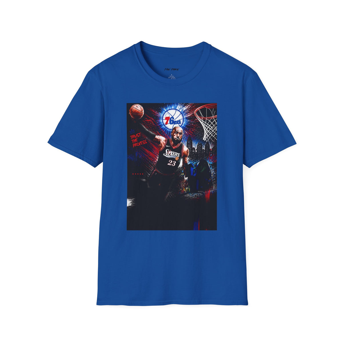 KING JAMES — 'Trust The Process' 76ers Graphic Tee