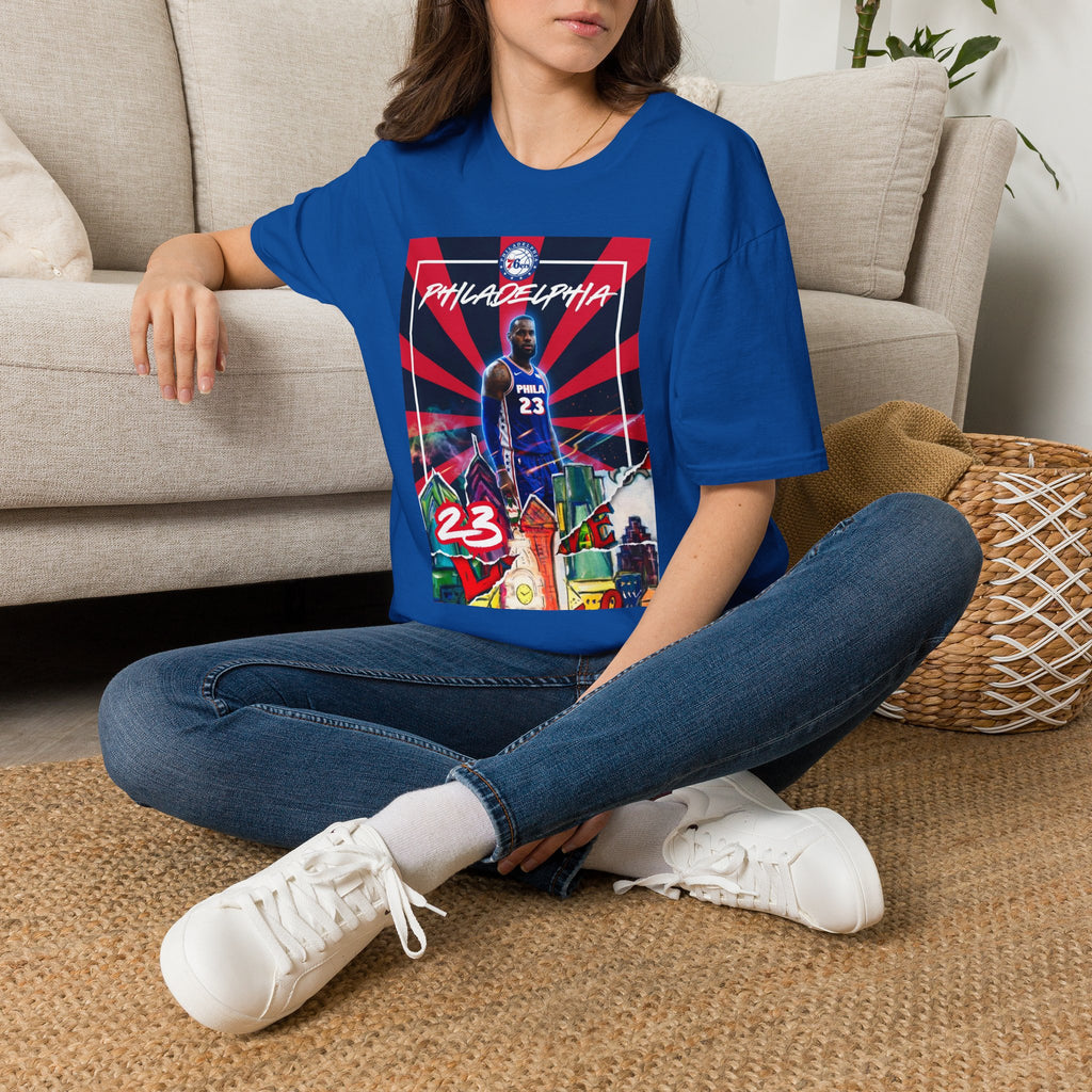 Lebron James Bold Stripes Big Star Unisex Softstyle T-Shirt