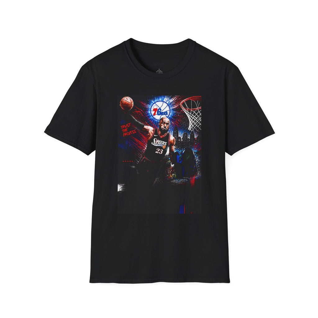 KING JAMES — 'Trust The Process' 76ers Graphic Tee