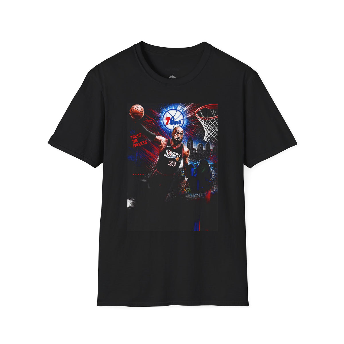 KING JAMES — 'Trust The Process' 76ers Graphic Tee