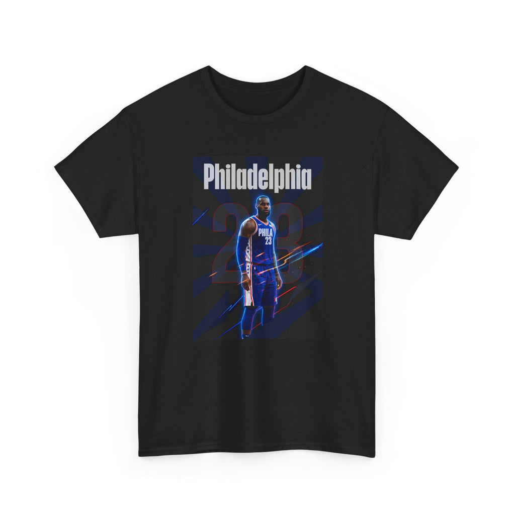 Lebron James 76ER’s Graphic Shirt - Philadelphia Basketball Tee