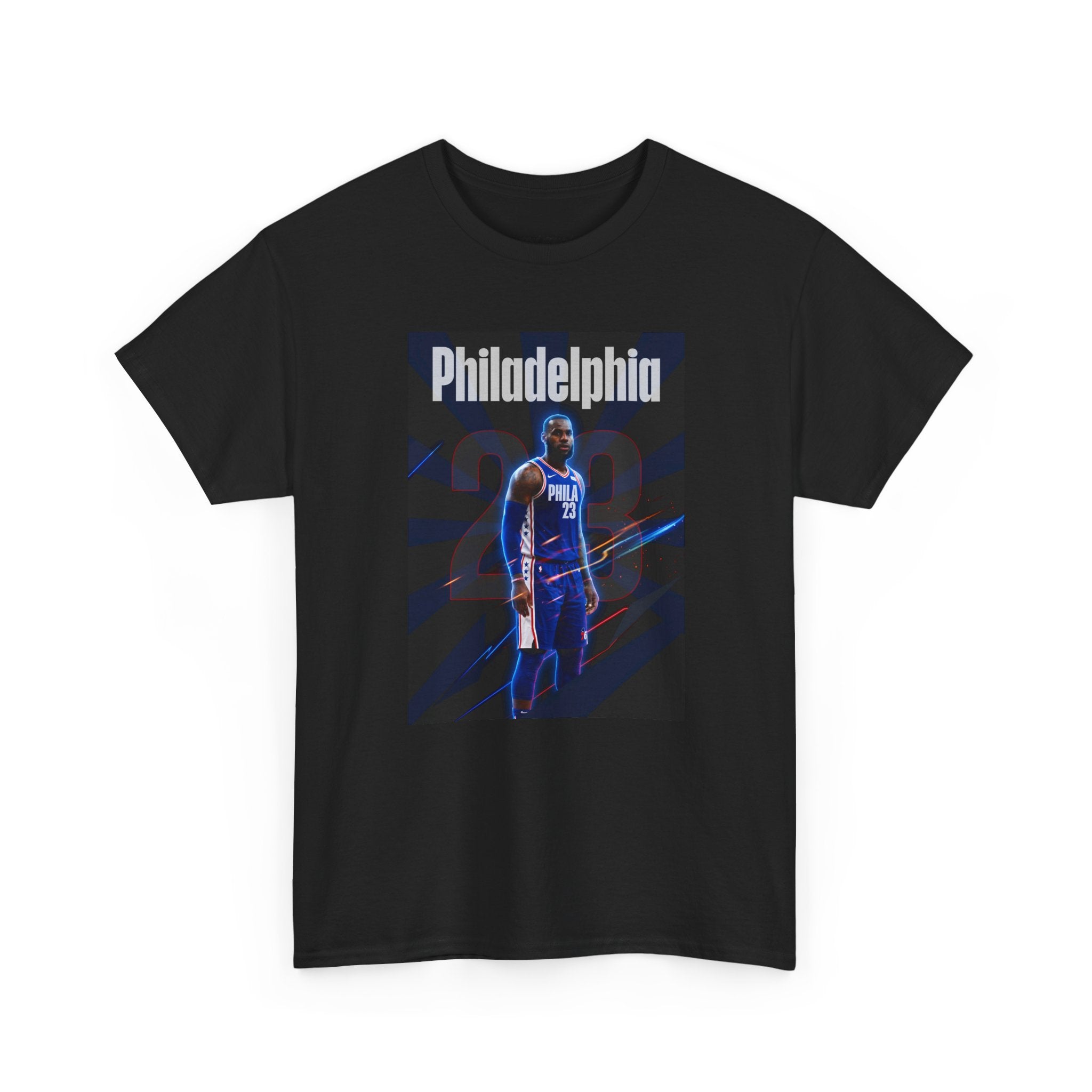 Lebron James 76ER’s Graphic Shirt - Philadelphia Basketball Tee