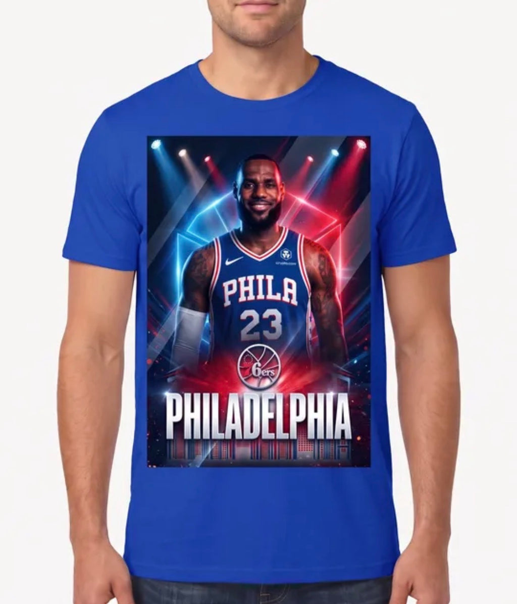 LEBRON ENERGY IN PHILLY Graphic T-Shirt