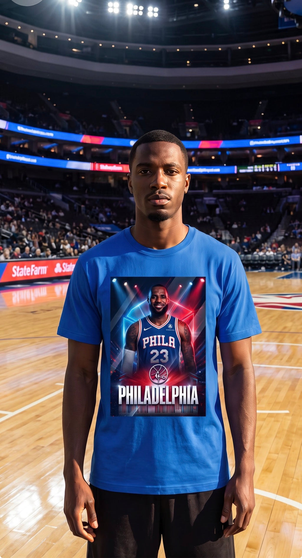 LEBRON ENERGY IN PHILLY Graphic T-Shirt