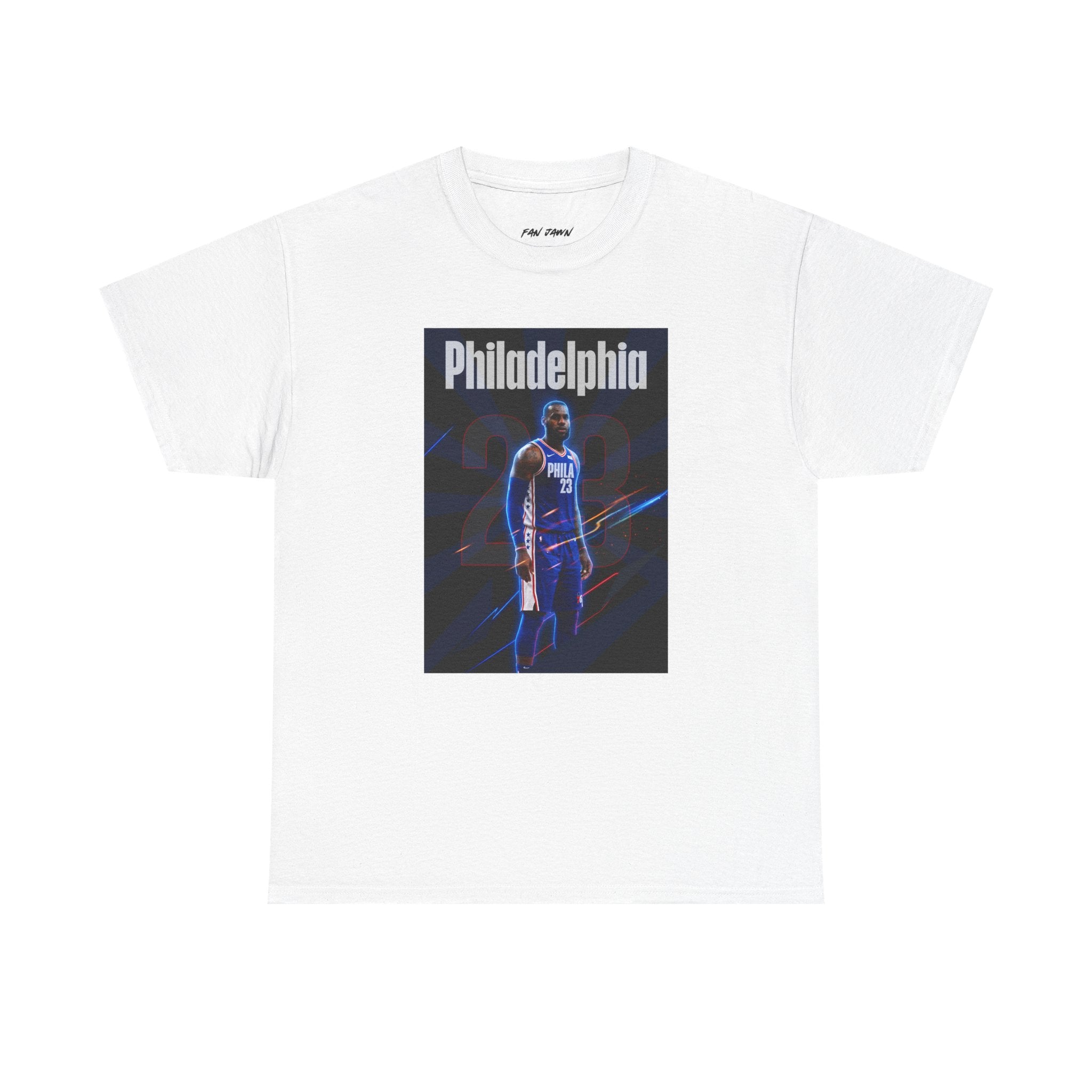 Lebron James 76ER’s Graphic Shirt - Philadelphia Basketball Tee