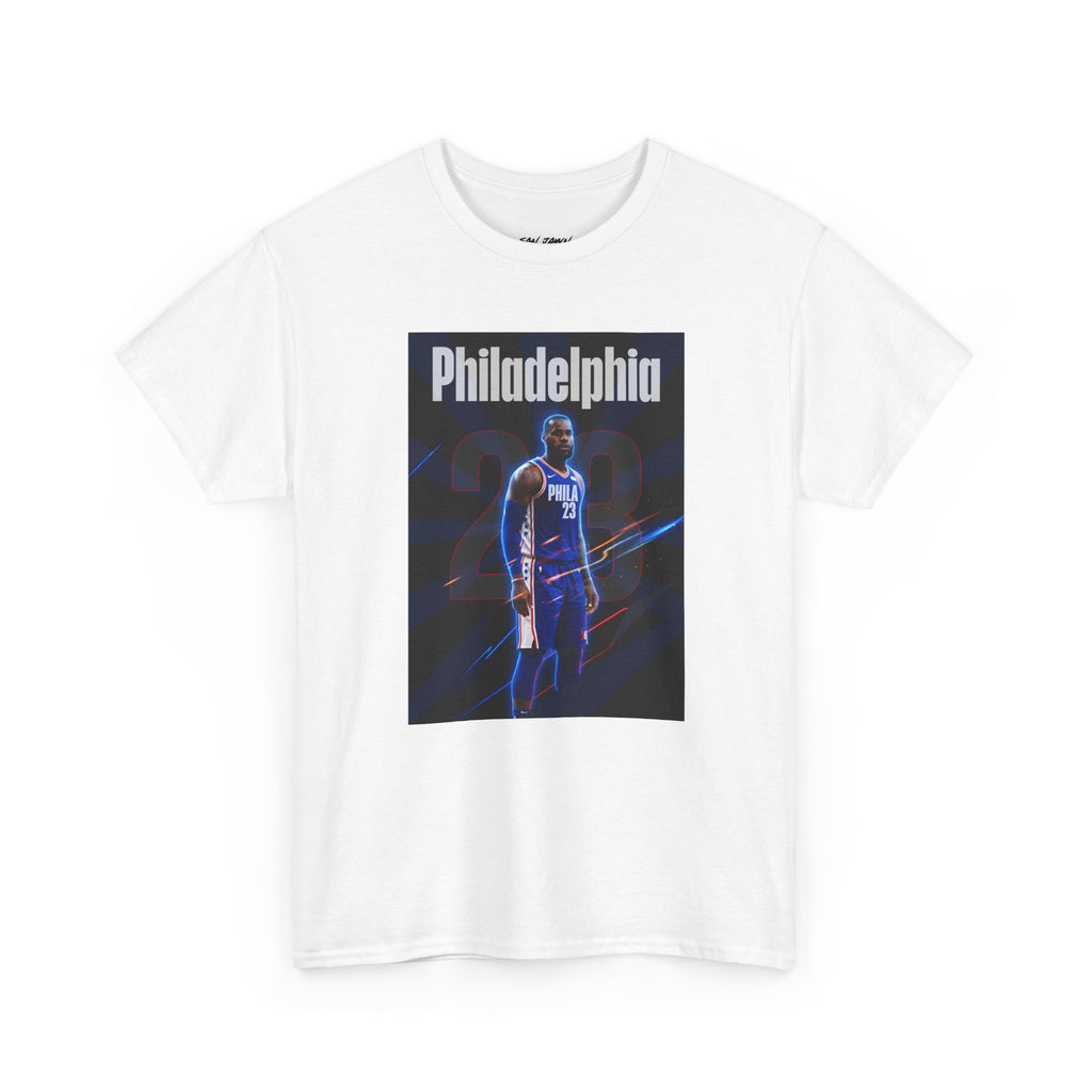 Lebron James 76ER’s Graphic Shirt - Philadelphia Basketball Tee