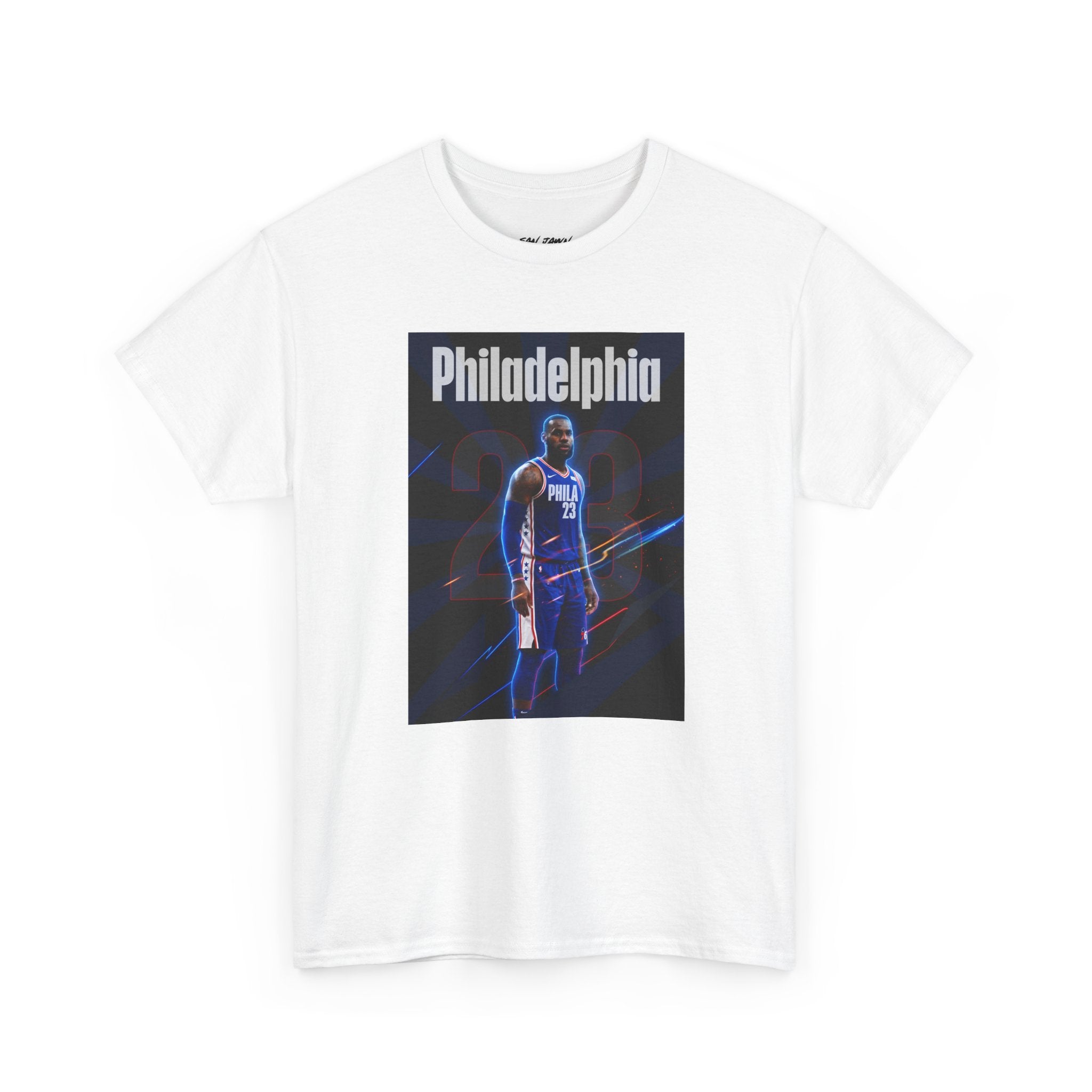 Lebron James 76ER’s Graphic Shirt - Philadelphia Basketball Tee