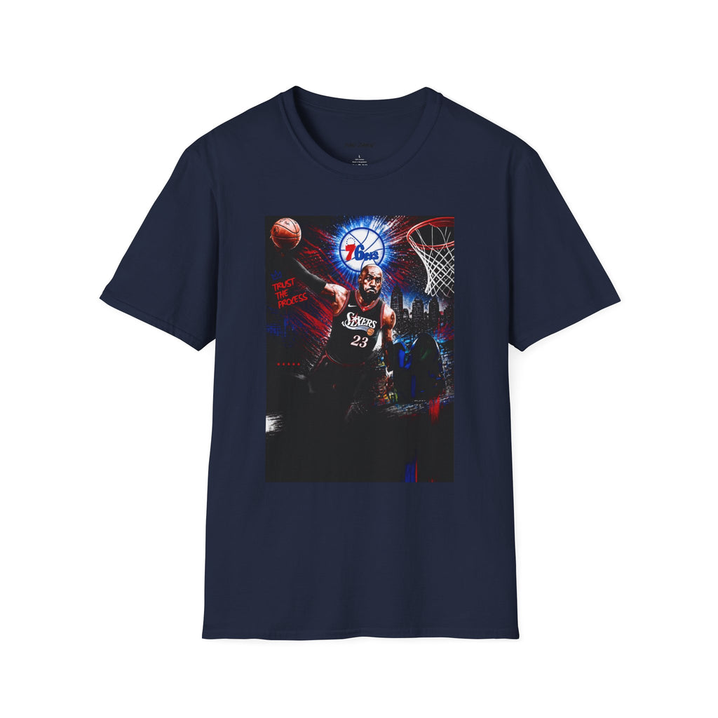 KING JAMES — 'Trust The Process' 76ers Graphic Tee