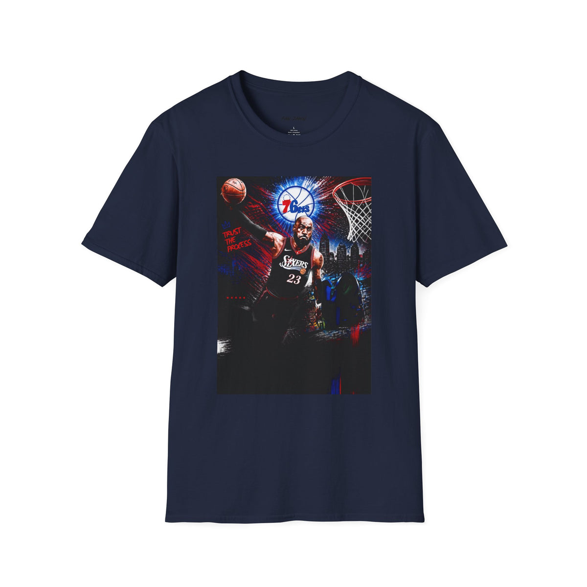 KING JAMES — 'Trust The Process' 76ers Graphic Tee