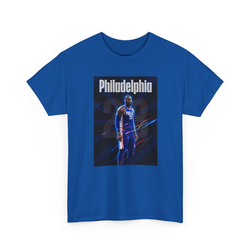 Lebron James 76ER’s Graphic Shirt - Philadelphia Basketball Tee