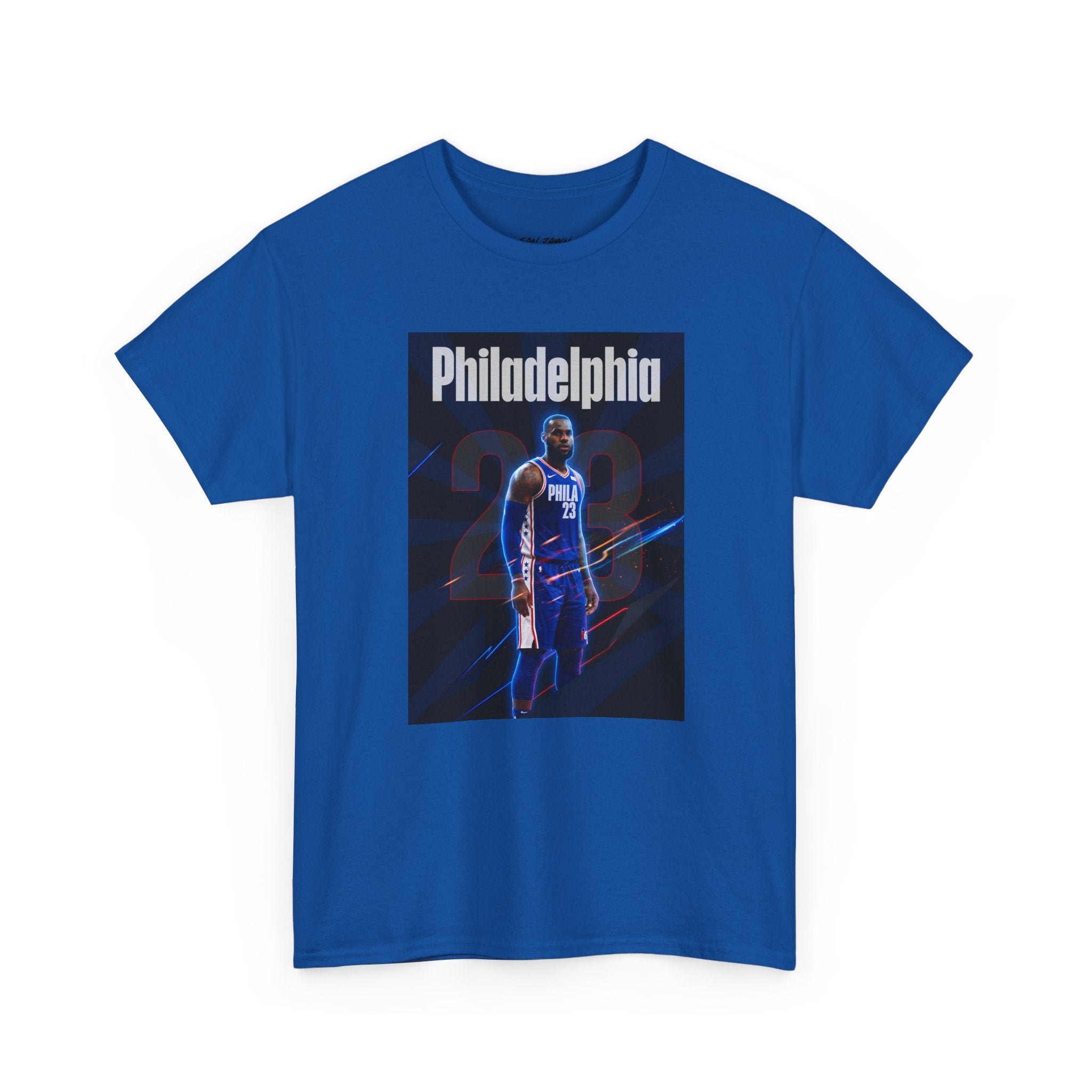 Lebron James 76ER’s Graphic Shirt - Philadelphia Basketball Tee
