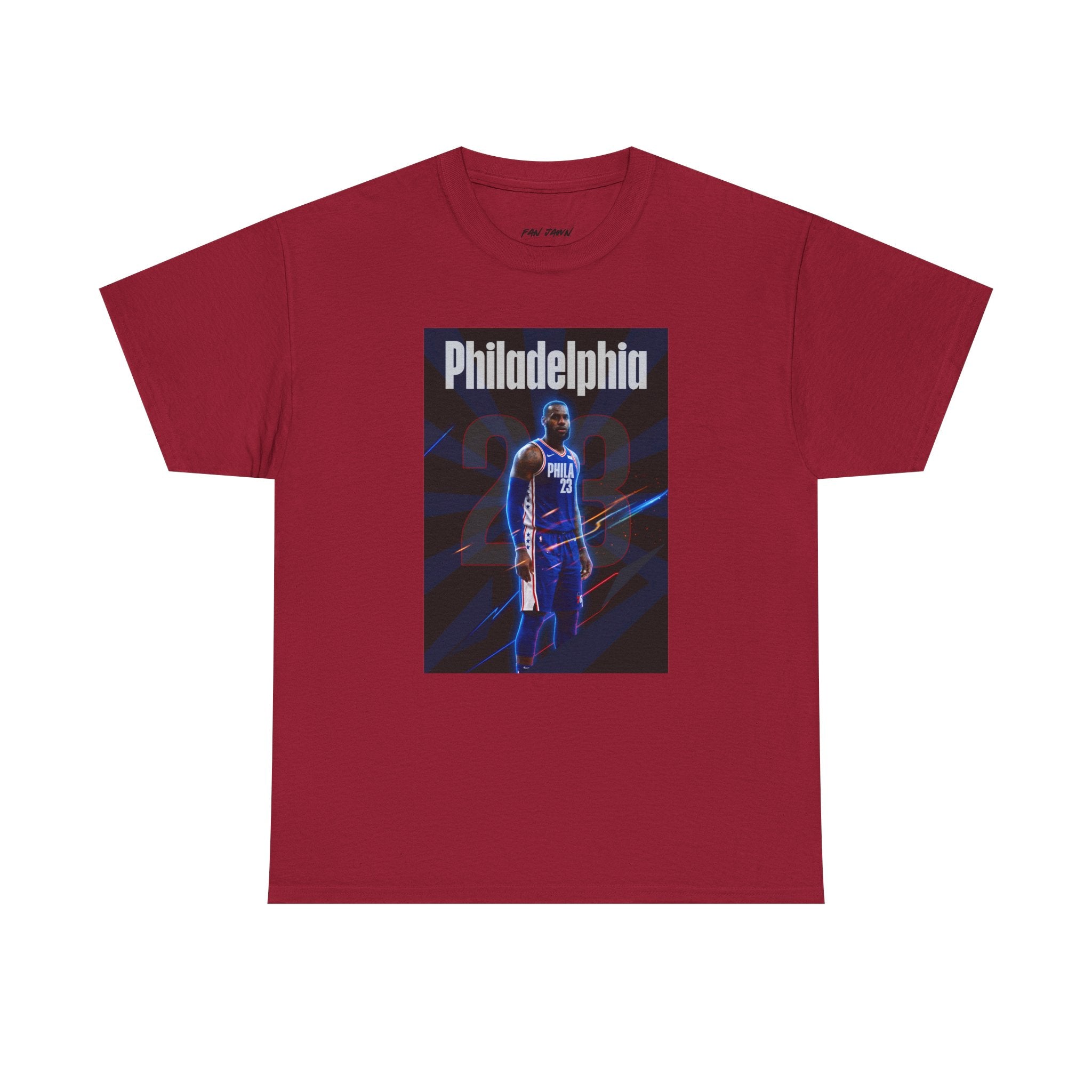 Lebron James 76ER’s Graphic Shirt - Philadelphia Basketball Tee