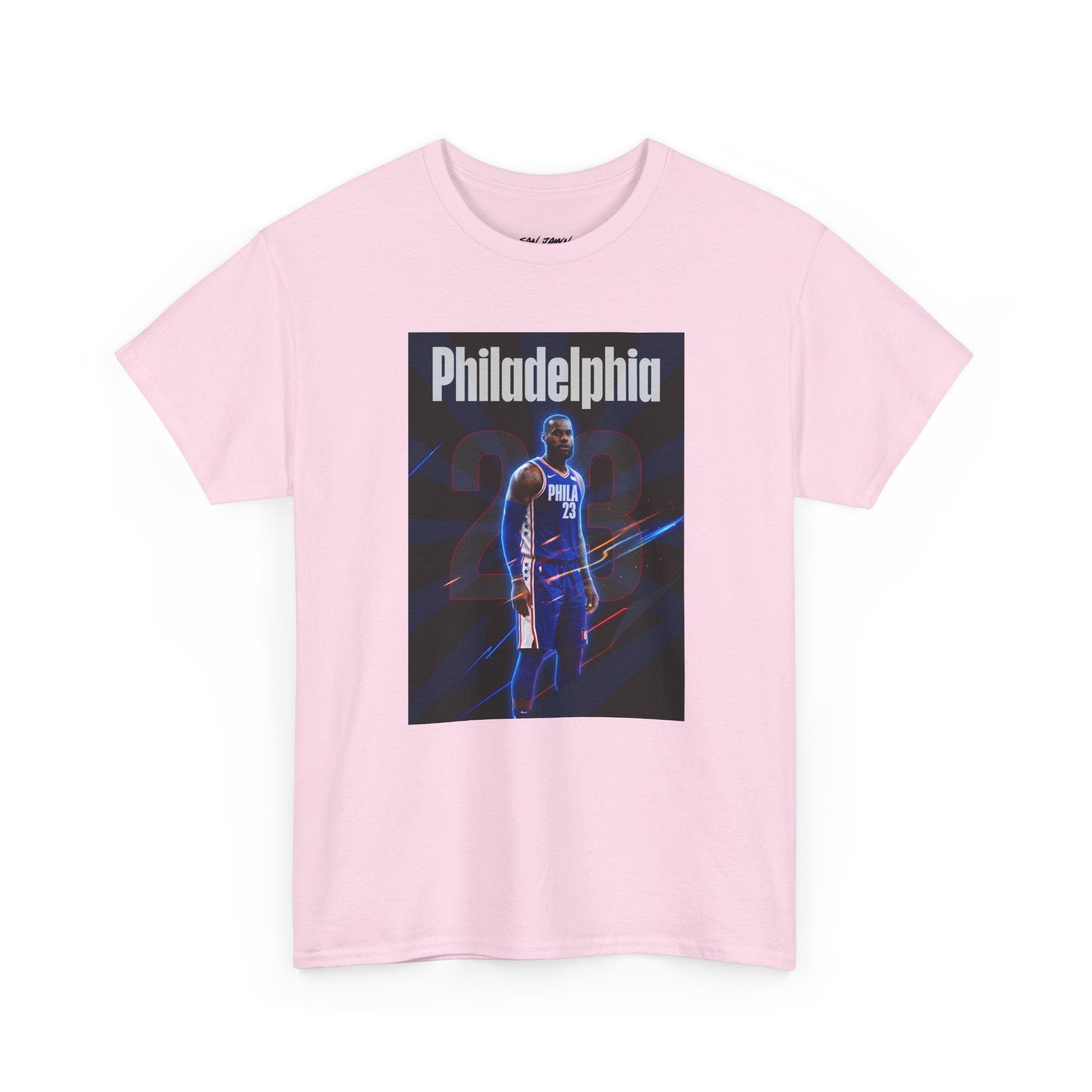 Lebron James 76ER’s Graphic Shirt - Philadelphia Basketball Tee