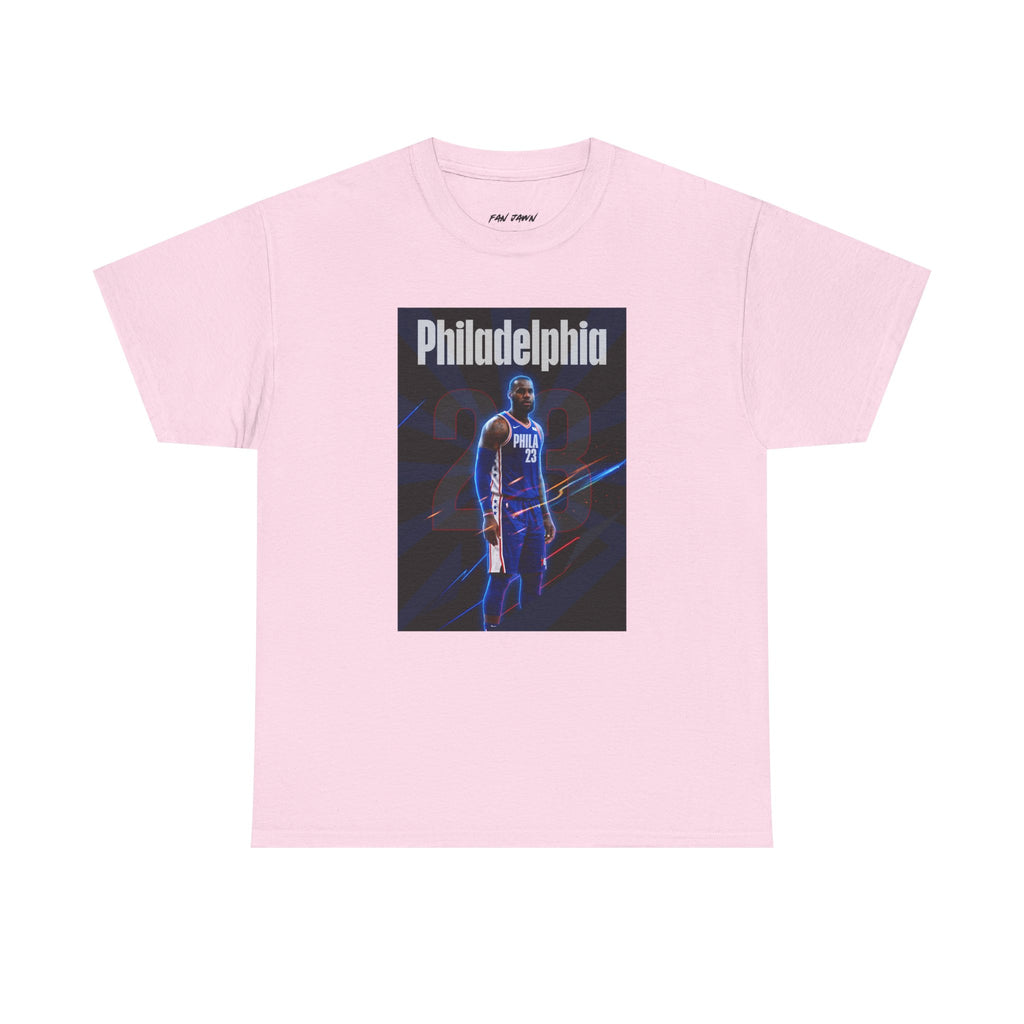 Lebron James 76ER’s Graphic Shirt - Philadelphia Basketball Tee