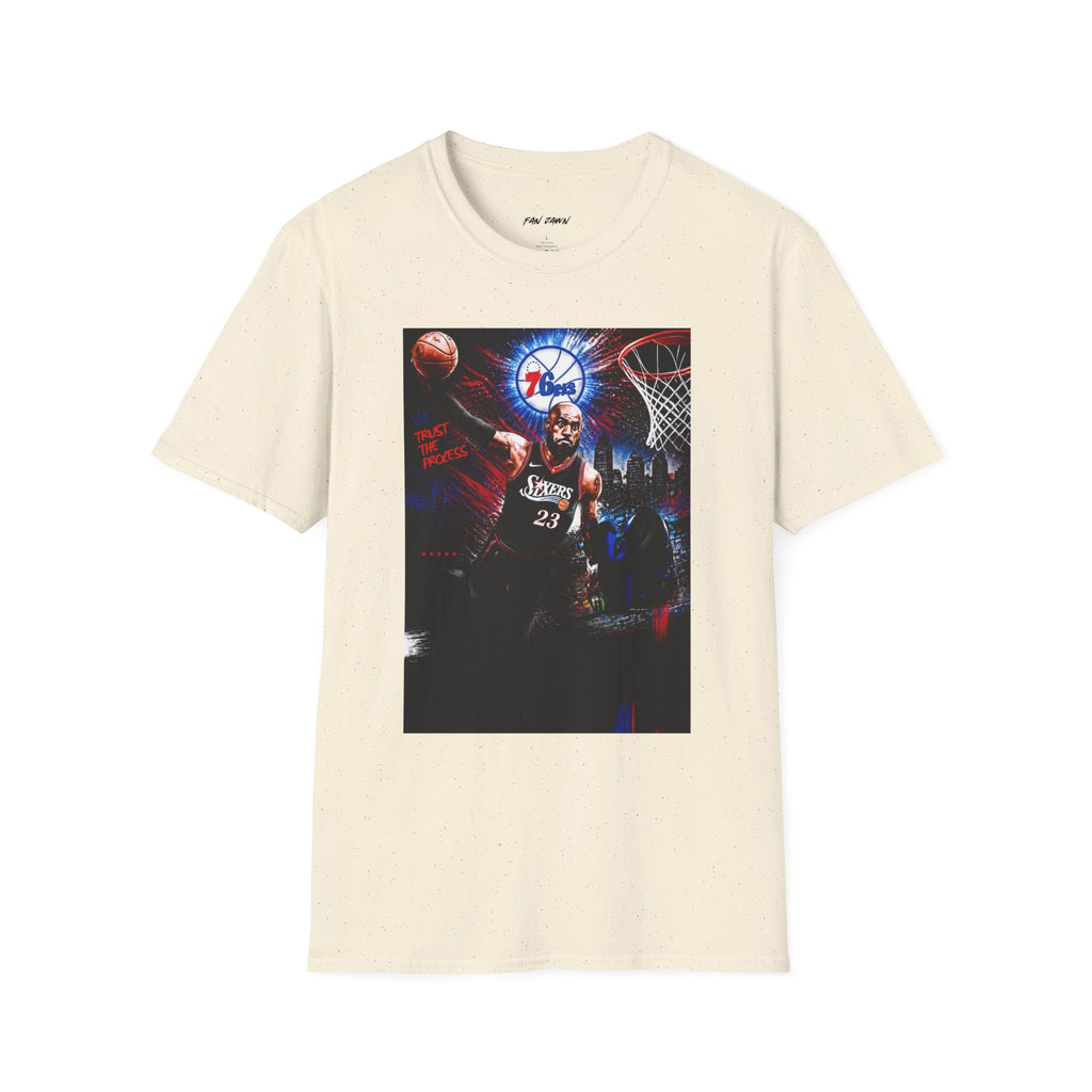 KING JAMES — 'Trust The Process' 76ers Graphic Tee