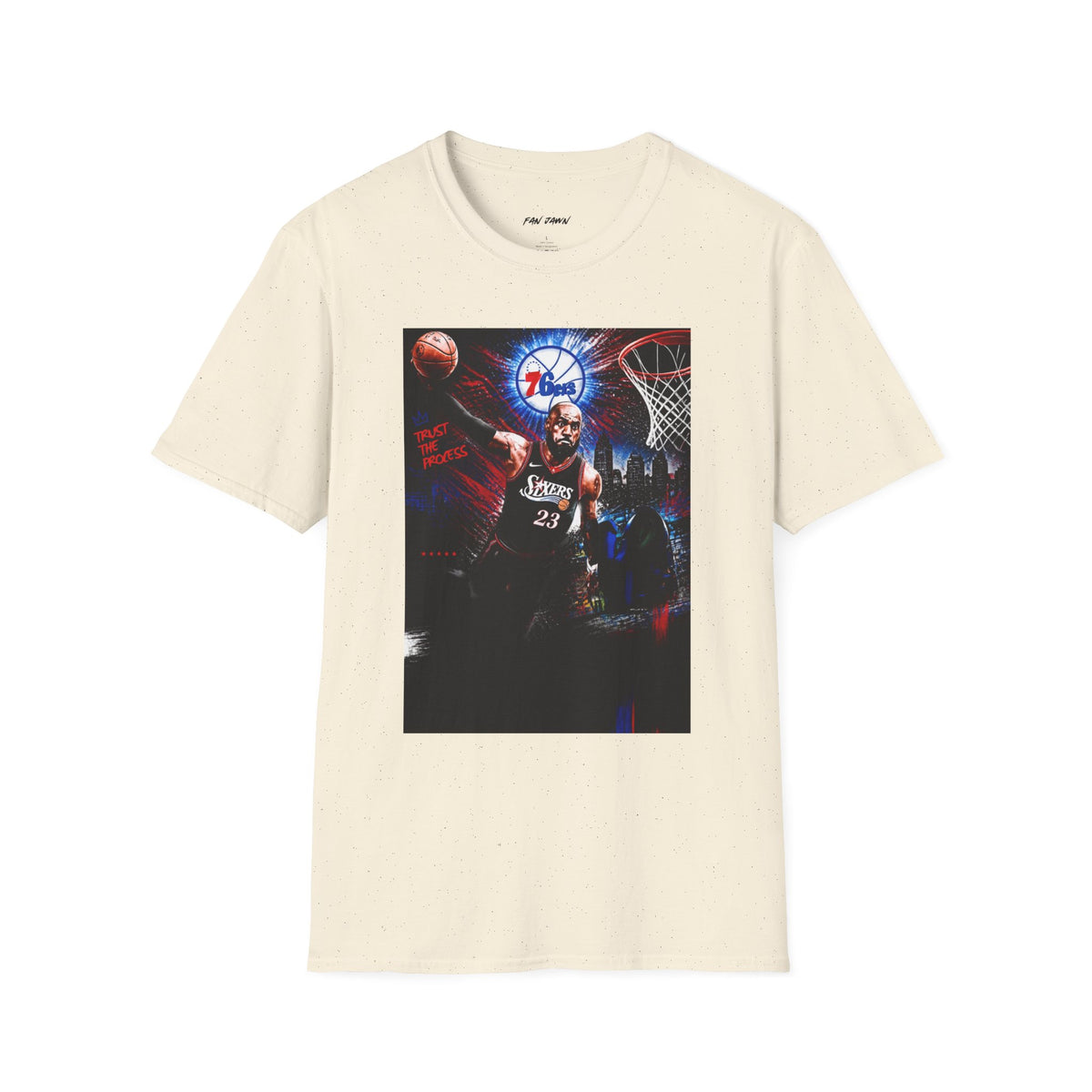 KING JAMES — 'Trust The Process' 76ers Graphic Tee